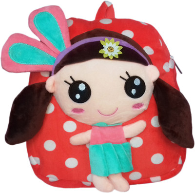 

kidoz kingdom SOFT PLUSH BAG FOR GIRLS - ORANGE - 33.5 mm(Multicolor)