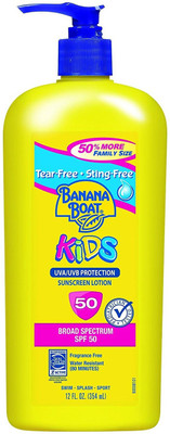 

Banana Boat Sunscreen Kids Family Size Broad Spectrum Sun Care Sunscreen Lotion - SPF 50 - SPF 50 NA(354 ml)