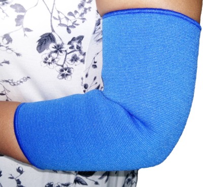 RCE Premium Elbow (Pair) compression Sleeve brace Elbow Support(Blue)
