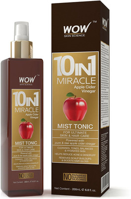 

WOW SKIN SCIENCE WOW 10 in 1 Miracle Apple Cider Vinegar Mist Tonic(200 ml)