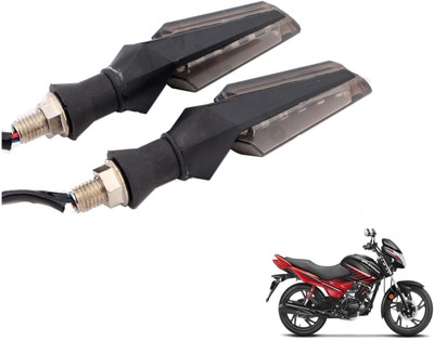 MOCKHE Front, Rear LED Indicator Light for Hero Glamour(White)