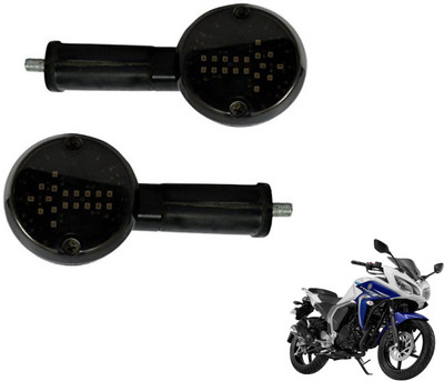 MOCKHE Front, Rear LED Indicator Light for Yamaha Fazzer Fi(White)