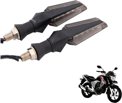 MOCKHE Front, Rear LED Indicator Light for Honda CB Unicorn Dazzler(White)