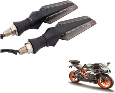 MOCKHE Front, Rear LED Indicator Light for KTM RC 200(White)