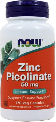 

Now Foods Zinc Picolinate - 50mg 120 Capsules(120 No)