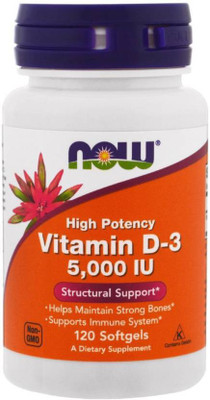 

Now Foods High Potency Vitamin D-3 5000 IU(120 No)