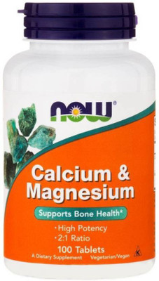 

Now Foods Calcium and Magnesium(100 No)