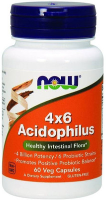 

Now Foods 4 x 6 Acidophilus(60 No)