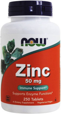 

Now Foods Zinc 50mg 250 Tablets(250 No)