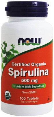 

Now Foods Certified Organic Spirulina(100 No)