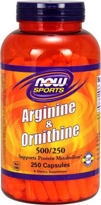

Now Foods Arginine & Ornithine 500/250(250 No)