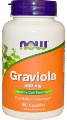 

Now Foods Graviola, 500 mg, 100 Capsules(100 No)