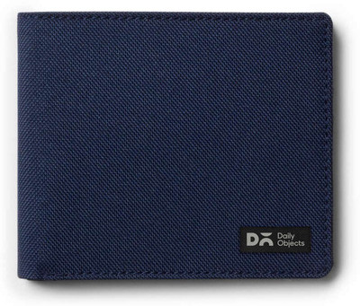 DailyObjects Men Blue Fabric Wallet(8 Card Slots)