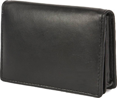 

Wildland Men Black Genuine Leather Card Holder(10 Card Slots)
