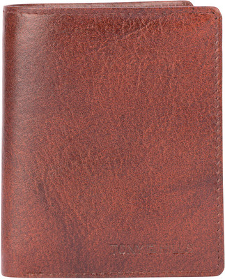 

Tony Hills Men Brown Genuine Leather Wallet(7 Card Slots)