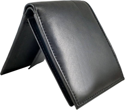 

Wildland Men Black Genuine Leather Wallet(5 Card Slots)