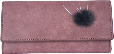 Regiis Women Pink Artificial Leather Wallet(13 Card Slots)