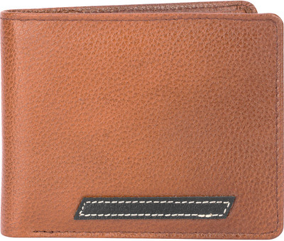 

Tony Hills Men Brown Genuine Leather Wallet(4 Card Slots), Brown/black