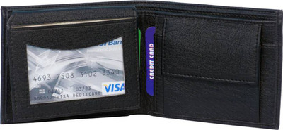 

Hornwood Men Black Artificial Leather Wallet(5 Card Slots)