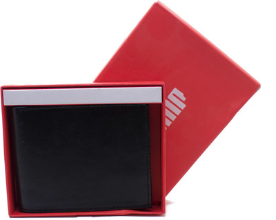 

Nietz Men Black Genuine Leather Wallet(4 Card Slots)