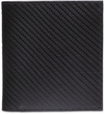

Teakwood Men Black Genuine Leather Wallet(6 Card Slots)
