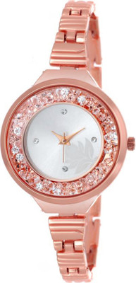

KNACK GLD19RG Movable diamond in case professional premium looking watch for Gils Watch - For Women Watch - For Women