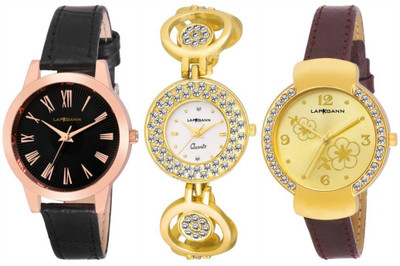 

Lapkgann Couture LC9099 combo pack of 3 Watch - For Women
