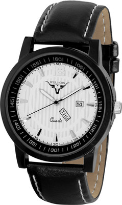 

WILL HORN WH-8130 Awesome White Day and Date Series Watch - For Men