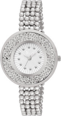 Wanton W02n08 movable fancy crystals in dial gold attractive watch for women Watch - For Girls
