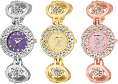 

Lapkgann Couture LC9098 combo pack of 3 Watch - For Women
