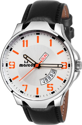 

MARCO DAY N DATE EXCLUSIVE 09-403 WHT-BLK Watch - For Men