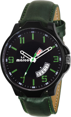 

MARCO DAY N DATE EXCLUSIVE 09BLK-401 BLK-GRN Watch - For Men
