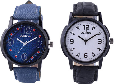 

AXTON AXG-2009 Analog Multicolor Dial Unisex Watch - (Pack of 2) Watch - For Men