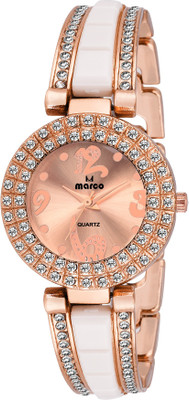 

MARCO EXCLUXIVE JEWELS MR 1002 ROSE GOLD CERAMIC ROSE GOLD Watch - For Women