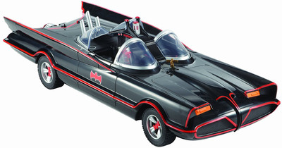 Hot Wheels Batman Classic TV Series Batmobile Toy Car(Black)