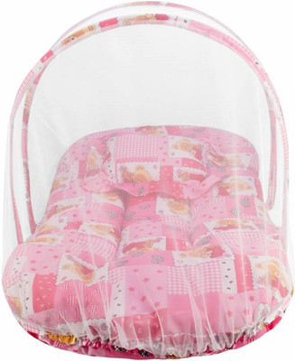 

CROOX Cotton Mosquito Protector Comfy Baby Bed CRX_BYMN_0034_BP Portable Crib(Fabric, Multicolor)