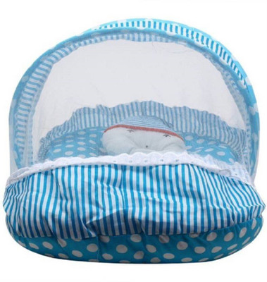 

CROOX Cotton Mosquito Protector Comfy Baby Bed CRX_BYMN_0028_NBD Portable Crib(Fabric, Multicolor)