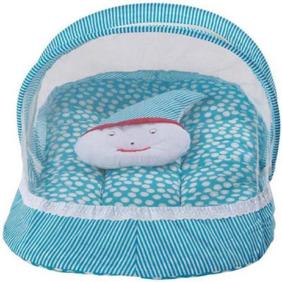 

CROOX Cotton Mosquito Protector Comfy Baby Bed CRX_BYMN_0049 Portable Crib(Fabric, Multicolor)