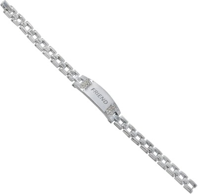 Sullery Stainless Steel Cubic Zirconia Sterling Silver Bracelet