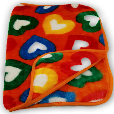 

SAA Fashion - The Celebrity Trend Self Design  Coral Blanket(Cotton, Red with Big Hearts