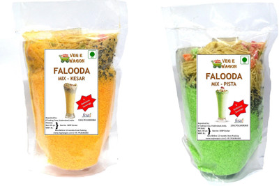 

Veg E Wagon Falooda Mix -Kesar & Pista(400 g, Pack of 2)