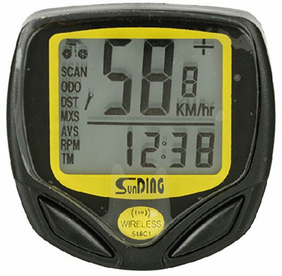 

cycle world sunding wireless 15 functions speedometer cyclometer Wireless Cyclocomputer