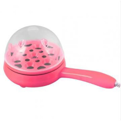 

House of Quirk Multifunctional Electric 2 In 1 Frying Pan With Egg Boiler Round Electric Pan