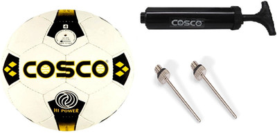 

Cosco Combo of three - one 'Hi Power' Volleyball , one pump and two needles (Color On Availability)- Volleyball Kit