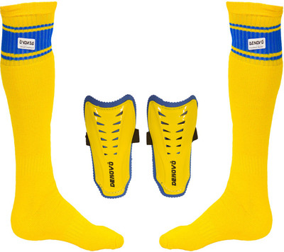 

DeNovo Justry Football Kit (One Pair Poplin Plain Knee Length Football Socks + One Pair Shin Guard) Football Kit