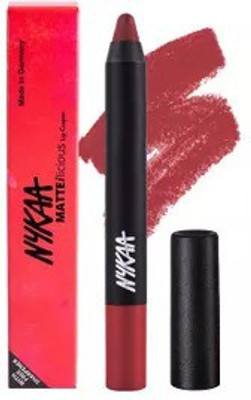 

Nykaa MATTE-ilicious Crayon Lipstick Kiss N Tell - 06 (2.8g)(Kiss N Tell)