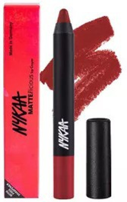 

Nykaa MATTE-ilicious Crayon Lipstick Call Me Scarlet - 14 (2.8g)(Red)