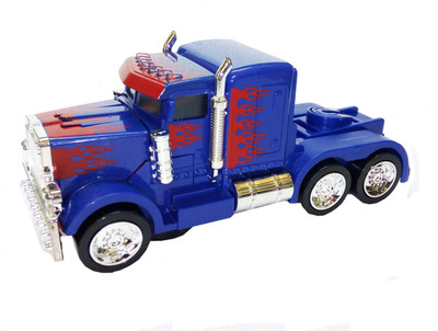 

TALKING GANESHA Transformers Optimus Prime Deformation Truck into Robot & Robot to Truck Bump & Go Toy with Lights & Music (multicolor)(Multicolor)