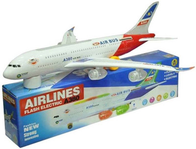 

TOY GLOBAL Musical 3D Plane Foe Kids With Lighting ( Multicolor )(Multicolor)
