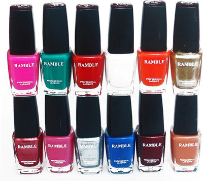 

Ramble Nail Polish Set 11 Multicolor(Pack of 12)
